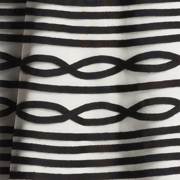 Stripe Tulle Fit & Flare Dress - Picture 3 of 4